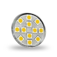 1.5 W LED Spotlight 130-150 lm GU4 MR11 12 LED Beads SMD 5050 Decorative Warm White 12 V / RoHS
