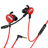 15 Wired In-ear Earphone 3.5mm Audio Jack Stereo Dual Drivers with Microphone with Volume Control InLine Control for Sport Fitness