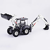 1:50 Alloy Excavator Toy Truck Construction Vehicle Pull Back Vehicle Simulation Music Light All Adults Kids Car Toys