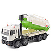 1:50 Metalic Garbage Recycling Truck Toy Truck Construction Vehicle Toy Car Pull Back Vehicle Excavating Machinery Unisex Boys