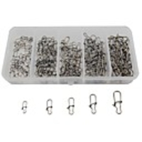 150 pcs Fishing Hooks Sea Fishing / Fly Fishing / Bait Casting Steel Stainless Easy to Carry / Ice Fishing / Spinning / Jigging Fishing / Freshwater Fishing / Carp Fishing