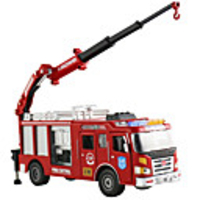 1:50 Toy Car Fire Engine Fire Engine Vehicle Metal Mini Car Vehicles Toys for Party Favor or Kids Birthday Gift 1 pcs