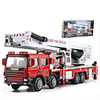 1:50 Toy Truck Construction Vehicle Fire Engine Plastic Metal Mini Car Vehicles Toys for Party Favor or Kids Birthday Gift
