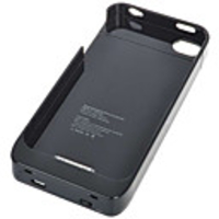 1500mAh Rechargeable External Battery Back Case for iPhone 4 - Black