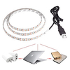 150CM LED Light Strips Flexible Tiktok Lights USB 90 LEDs SMD5050 10mm White Warm White Party Suitable for Vehicles TV Background 5 V 1 set miniinthebox