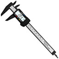 150mm 6 inch LCD Digital Ruler Electronic Carbon Fiber Vernier Caliper Gauge Micrometer Measuring Tool