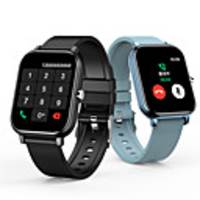 1.54-inch Smartwatch Support Bluetooth Call/Play Music/Voice Assistant/Heart Rate/Blood Pressure Measure,  Sports Tracker for Android/iPhone/Samsung Phones