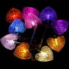 1.5M 10 Heads Seven Colors Heart LED String Light (Use Battery)(CIS-84014)