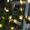 1.5M 10LEDs New LED Snowflake String Lights AA Battery Powered Fairy Lights Christmas Wedding Party Decoration Light