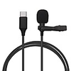 1.5m Mini Mic Type-C Microphone Clip-on Lapel Mic Lavalier Microphone For Huawei Xiaomi Samsung Android Mobile Phone