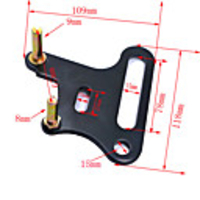 15mm Rear Brake Caliper Bracket Holder For Chinese 50cc-200cc Pit Dirt Bike Motocross