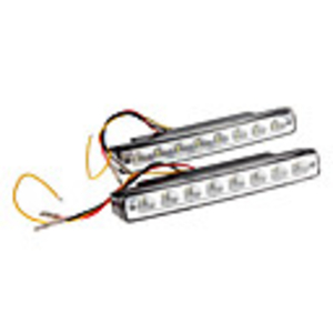 1.5W 8-LED White Light Car Daytime Running Lamps (2-Pack)