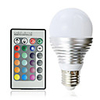 16 Color LED Changing Light Bulb with Remote Control (0941-CEG627)