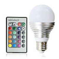 16 Color LED Changing Light Bulb with Remote Control (0941-CEG627)