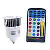 16-Color Remote Controlled LED Light Bulb with Multiple Effects (Spotlight Socket)