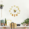 16 Inch Modern Design DIY Wall Clock 3D Acrylic Mirror Clock With Quartz Needle For Living Room
