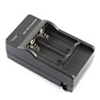 16340 Digital Battery Charger Black