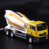 1:64 Alloy Blender Tow Truck Toy Truck Construction Vehicle Pull Back Vehicle Simulation Music Light All Adults Kids Car Toys