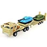 1:64 Toy Car Military Chariot Transporter Truck Construction Truck Set Military Vehicle City View Cool Exquisite Metal Mini Car Vehicles Toys for Party Favor or Kids Birthday Gift 1 pcs
