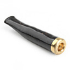 16g Black Colored Sea Coral / Wu Liu Healthy Cigarette Pipe with Unique Pattern
