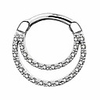 16g daith septum rings unique design clear cz paved 316l stainless steel daith helix earrings septum piercing jewelry