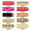 16pcs Nail Foil Art Armour Wraps Patch Stickers Manicure