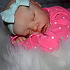 17 inch Reborn Doll Baby Toddler Toy Baby Girl Reborn Baby Doll lifelike Hand Made Simulation Hand Applied Eyelashes Floppy Head Cloth Silicone Vinyl with Clothes and Accessories for Girls
