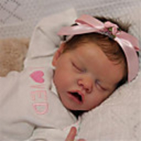 17 inch Reborn Doll Baby Toddler Toy Baby Girl Reborn Baby Doll Twins A Newborn lifelike Hand Made Simulation Floppy Head Cloth Silicone Vinyl with Clothes and Accessories for Girls
