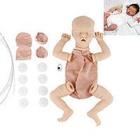 17 inch Reborn Toddler Doll DIY Unpainted Reborn Baby Doll Kit Professional-Painting Kit Baby Boy Baby Girl Twins A Hand Made Floppy Head No Eyelashes,  Hair,  Flesh Color Cloth Silicone Vinyl with