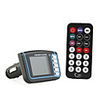 1.7" LCD Car MP3/MP4 Player FM Transmitter with IR Remote Controller - Black (SD/MMC/USB)