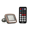 1.7" LCD Car MP3/MP4 Player FM Transmitter with IR Remote Controller - Brown (SD/MMC/USB)