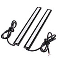 17cm COB LED DRL Daytime Running Lights Car Ultra Slim Driving Fog Lamp 12V 6W Waterproof 2PCS - Blue