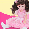 18 inch Girl Doll Fashion Doll Talking Toy Baby Girl lifelike Smart Kids / Teen Full Body Silicone with Clothes and Accessories for Girls