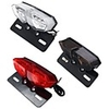 18 LED Motorcycle Smoke Brake Rear Tail Turn Signal License Integrated Light