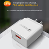 18 W Output Power USB Fast Charger Portable Charger Portable Fast Charge CE Certified ETL For Cellphone miniinthebox