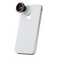 180 Degree Fish Eye Lens for iPhone 4,  4S,  the New iPad and Samsung i9220 (Green Film)