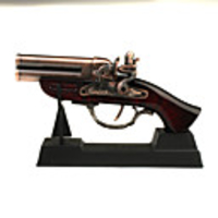 1800 Antique Pistol Style Butane Lighter