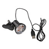 180°Adjustable USB Clip 3 Ultra-bright LED Ligh