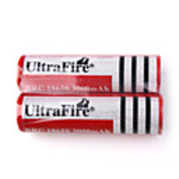 18650 3.7V 3000mAh BRC18650 UltraFire Battery (2-Pack)