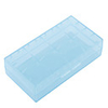 18650 Plastic Case Holder Storage Box (blue)