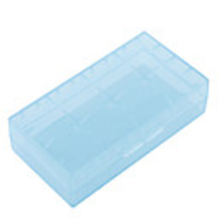 18650 Plastic Case Holder Storage Box (blue)