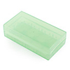 18650 Plastic Case Holder Storage Box (green)