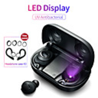 1898 12 Wireless Earbuds TWS Headphones Bluetooth5.0 Stereo with Microphone with Volume Control for Sport Fitness