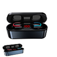 1898 6 Wireless Earbuds TWS Headphones Bluetooth5.0 Stereo with Microphone with Volume Control IPX5 for Sport Fitness