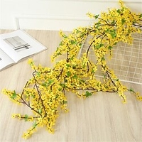 1.8M Artificial Flower Fabric Modern Contemporary Wall Flower miniinthebox