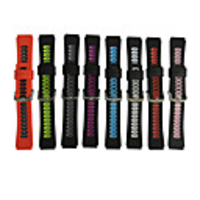 18mm Silicone Sport Stripe Strap Replacement Band for Huawei B5 Double Color Smart Wristband