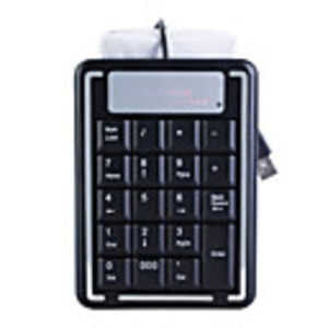 19-Key Silicone USB Numeric Keypad (Black)