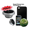 190°Super Fish Eye Lens with Protective Back Case for Apple iPhone 4