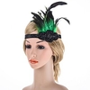 1920s Vintage Inspired Polyester Headpiece with Feather / Crystals 1 Piece Special Occasion / Party / Evening Headpiece miniinthebox