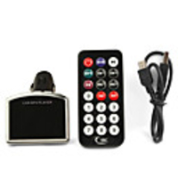 1GB 1.5" LCD Car MP3/MP4 Player FM Transmitter with Auto Play-Resume and Remote Control